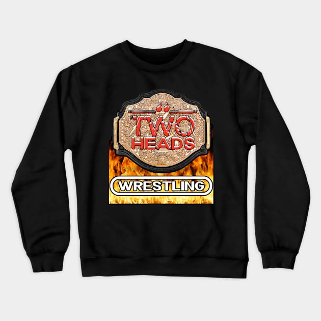 TWO HEADS WRESTLING Crewneck Sweatshirt by Lehjun Shop